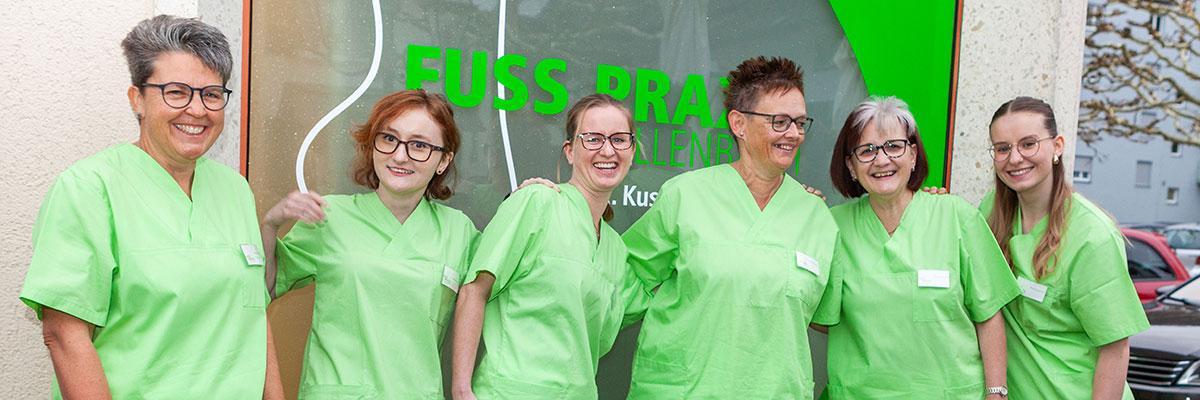 Team 2025 Das Team der Fusspraxis Tellenbach